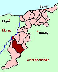 Location of Inveravon Parish