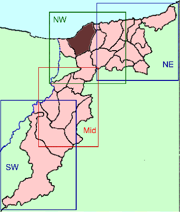 Banffshire map key