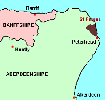 Location of St Fergus Parish